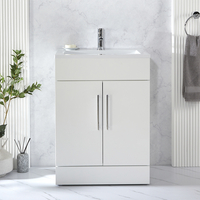 Mobile Lavabo Autoportante Bianco da 600 mm - Ampia Scelta di Maniglie