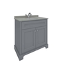 Mobile Tradizionale con Lavabo e Ripiano Grigio - 800mm - Scelta di Finitur - Rak Washington