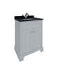 Mobile Tradizionale con Lavabo e Ripiano Nero - 600mm - Scelta di Finitur - Rak Washington