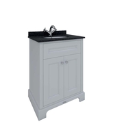 Mobile Tradizionale con Lavabo e Ripiano Nero - 600mm - Scelta di Finitur - Rak Washington