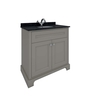 Mobile Tradizionale con Lavabo e Ripiano Nero - 800mm - Scelta di Finitur - Rak Washington
