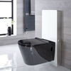 Mobile WC 500mm Bianco con Sanitario Sospeso Nero - Nox