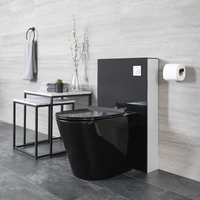 Mobile WC 500mm con Sanitario Nero - Nox
