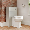 Mobile WC Bianco Antico 500mm con Sanitario a Terra e Copriwater - Thornton