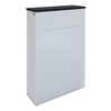 Mobile WC Tradizionale da 550 mm con Ripiano Nero - Finitura a scelta – Hudson Reed x RAK Washington