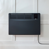 Pannello Convettore Elettrico Riscaldante Smart Cablato - Antracite - 1500w - 420mm x 615mm - Elio - ECOSO by Hudson Reed