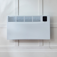 Pannello Convettore Elettrico Riscaldante Smart Cablato - Bianco - 2000w - 420mm x 755mm - Elio - ECOSO by Hudson Reed