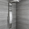 Pannello Doccia Multifunzione Idromassaggio in Acciaio Inox Completo di Miscelatore Termostatico - Surface