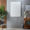 Pannello Riscaldante a Infrarossi Elettrico Intelligente Bianco senza Cornice e Presa Elettrica- 960 W - 805 mm x 1195 mm