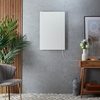 Pannello Riscaldante a Infrarossi Elettrico Intelligente senza Cornice Bianco con Presa Elettrica - 540 W - 595 mm x 900 mm