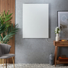 Pannello Riscaldante Elettrico a Infrarossi Bianco Intelligente senza Cornice e Presa Elettrica - 1200 W - 900 mm x 1195 mm