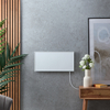 Pannello Riscaldante Elettrico a Infrarossi Smart - Bianco - con Cornice e Presa Elettrica - 180W - 295mm x 595mm