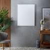 Pannello Riscaldante Elettrico a Infrarossi Smart - Bianco - con Cornice e Presa Elettrica - 800W - 785mm x 1005mm