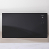 Pannello Riscaldante Smart in Vetro - con Presa Elettrica - Nero - 2500W