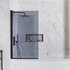 Parete Doccia per Vasca da Bagno con Vetro Fumè - Nox-Luna