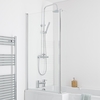 Parete Vasca da Bagno 1490 x 860mm Vetro Temperato 6mm di Sicurezza Cabina Doccia