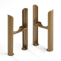 Piedini di Supporto Bronzo Metallico per Radiatori Windsor