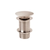 Piletta di Scarico per Lavabo Click-Clack senza Troppopieno - Color Nichel (non Scanalato)