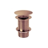 Piletta di Scarico per Lavabo Click-Clack senza Troppopieno - Color Rame (non Scanalato)