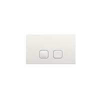 Placca di Comando WC Bianca 150 x 230mm - Cluo