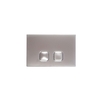 Placca di Comando WC Cromata 150 x 230mm - Cluo
