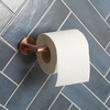 Porta Rotolo Carta Igienica Moderno - Rame Spazzolato - Amara