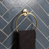 Porta Salviette ad Anello Moderno - Oro Spazzolato - Clarus
