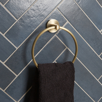 Porta Salviette ad Anello Moderno - Oro Spazzolato - Clarus