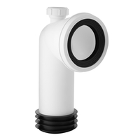Raccordo ad Angolo a 90 Gradi per Sanitario WC con Uscita da 32mm