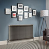Radiatore a Colonna Tradizionale Orizzontale in Metallo Grezzo Laccato - 750mm x 1190mm (Tripla Colonna) - Regent