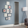 Radiatore a Colonna Tradizionale Verticale in Metallo Grezzo Laccato - 1800mm x 380mm (Tripla Colonna) - Regent