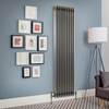 Radiatore a Colonna Tradizionale Verticale in Metallo Grezzo Laccato - 1800mm x 470mm (Tripla Colonna) - Regent