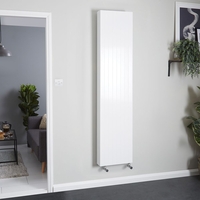 Radiatore a Convettore Verticale a Doppio Pannello - Bianco - Stelrad Vita Deco di Hudson Reed - Scelta di Misure