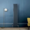 Radiatore a Tre Colonne Verticale Tradizionale - 1800mm - Blu (Deep Sea) - Scelta di Dimensioni - Regent