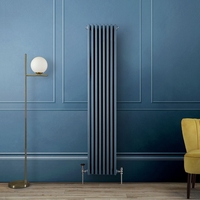Radiatore a Tre Colonne Verticale Tradizionale - 1800mm - Blu (Deep Sea) - Scelta di Dimensioni - Regent