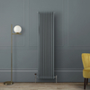 Radiatore a Tre Colonne Verticale Tradizionale - 1800mm - Blu (Slate Blue) - Scelta di Dimensioni - Regent