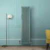 Radiatore a Tre Colonne Verticale Tradizionale - 1800mm - Blu (Spearmint Blue) - Scelta di Dimensioni - Regent