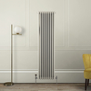Radiatore a Tre Colonne Verticale Tradizionale - 1800mm - Grigio (Smoke Grey) - Scelta di Dimensioni - Regent