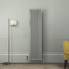 Radiatore a Tre Colonne Verticale Tradizionale - 1800mm - Grigio (Storm Cloud) - Scelta di Dimensioni - Regent