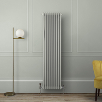 Radiatore a Tre Colonne Verticale Tradizionale - 1800mm - Grigio (Storm Cloud) - Scelta di Dimensioni - Regent