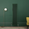 Radiatore a Tre Colonne Verticale Tradizionale - 1800mm - Verde (Pine Green) - Scelta di Dimensioni - Regent