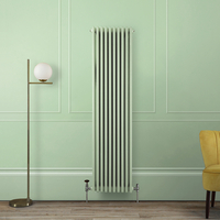 Radiatore a Tre Colonne Verticale Tradizionale - 1800mm - Verde (Pippin Green) - Scelta di Dimensioni - Regent