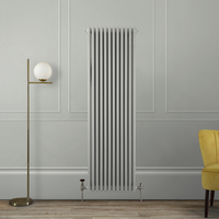 Radiatore a Tre Colonne Verticale Tradizionale - Grigio - 1800mm x 560mm