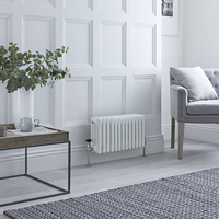 Radiatore Bianco Orizzontale Tradizionale A Quattro Colonne - 300mm x 605mm - Regent