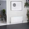 Radiatore Convettore Orizzontale a Pannello Doppio - Bianco - 450 x 1000mm - Stelrad Vita Deco di Hudson Reed
