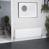 Radiatore Convettore Orizzontale a Pannello Doppio - Bianco - 450 x 1400mm - Stelrad Vita Deco di Hudson Reed