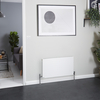 Radiatore Convettore Orizzontale a Pannello Doppio - Bianco - 450 x 800mm - Stelrad Vita Deco di Hudson Reed