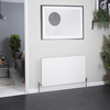 Radiatore Convettore Orizzontale a Pannello Doppio - Bianco - 600 x 1000mm - Stelrad Vita Deco di Hudson Reed