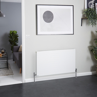 Radiatore Convettore Orizzontale a Pannello Doppio - Bianco - 600 x 1000mm - Stelrad Vita Deco di Hudson Reed