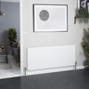 Radiatore Convettore Orizzontale a Pannello Doppio - Bianco - 600 x 1400mm - Stelrad Vita Deco di Hudson Reed